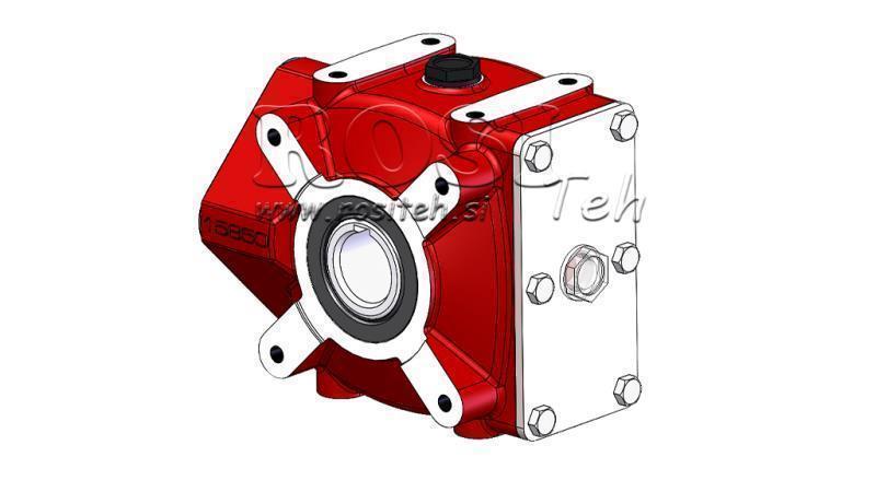 PŘEVODOVKA - PŘEVODOVKA RT50 PRO HYDRAULICKÝ MOTOR MP/MR/MS POMĚR 1.9:1