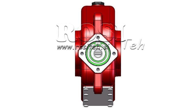 PŘEVODOVKA - PŘEVODOVKA RT520 PRO HYDRAULICKÝ MOTOR MP/MR/MS POMĚR 43.6:1