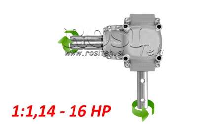 ЪГЛОВА СКОРОСТНА КУТИЯ L-150J 1:1.14 (16HP-12KW)