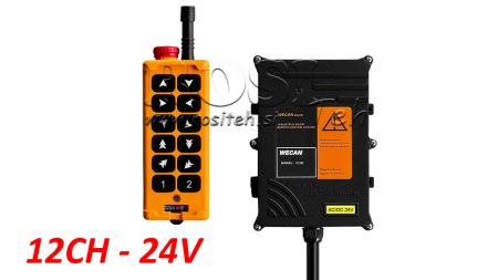 RADIO KONTROLL 12CH - 24V