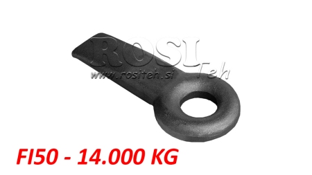 CROU FIX PENTRU REMORCARE FI50 70X30 L280 - 14000KG/2000KG