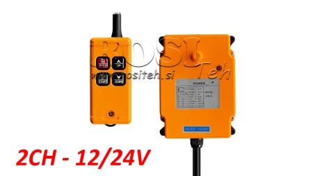 RADIO KONTROLLER 2CH - 12/24V