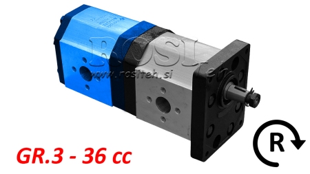 POMPĂ HIDRAULICĂ 30C36X242 SPATE GR.3 36 CC DREAPTA
