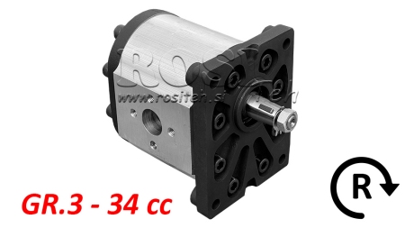 POMPĂ HIDRAULICĂ GR.3 34 CC DREAPTA - PRIROBNICE