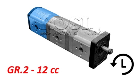 POMPĂ HIDRAULICĂ 20A12X066 SPATE GR.2 12 CC STÂNGA