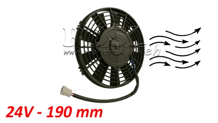 AKSIAALFAN 190MM TÕMBAMINE 24V