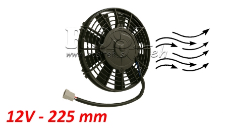 AXIAL VIFTE 225MM TREKKER 12V