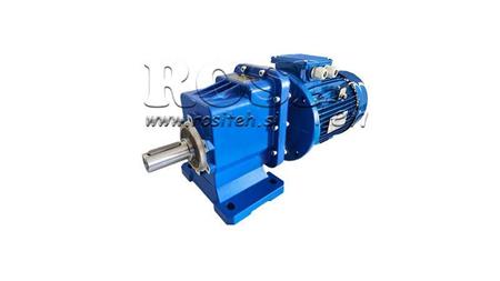 3Fázový 1.5kW-ELEKTRICKÝ MOTOR S ERC03 REDUKTOREM MS90 56rpm