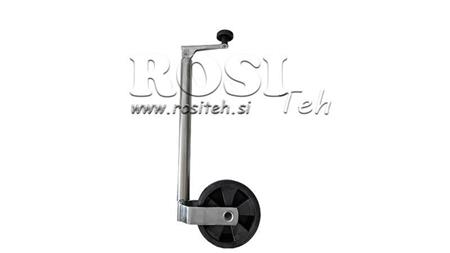 PICIOR DE SUPORT CU ROATA PENTRU REMORCI 35mm 75 kg