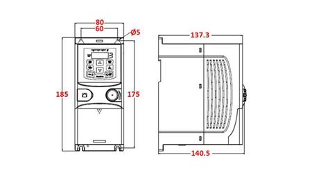 CONVERTOR DE FRECVENȚĂ-INVERTER 3Faze 1.5kW GD20-1R5G-4-EU