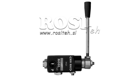 HYDRAULICKÝ VENTIL BRZDOVÝ - CUBE FARMTECH PRÁZDNÝ-PLNÝ