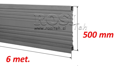 SIVUPANEELI KIPPIKÄRRYLLE 6 METRIÄ - KORKEUS 500 MM