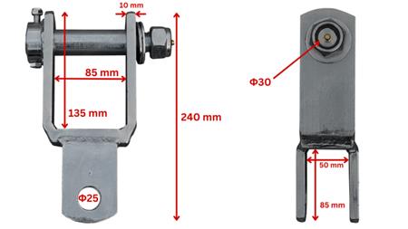 BRACKET PENTRU ROTATOR HIDRAULIC