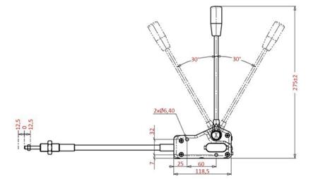 JOYSTICK 1 POZIȚIE PENTRU RIDICARE FURCĂ