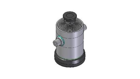 1057S -TELESCOPICKÝ CYLINDR STANDARD/KULIČKA 10 STUPŇŮ CESTA 4650 PRŮMĚR 300