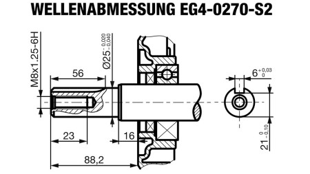 бензинов двигател EG4-420cc-9.6kW-13.1HP-3,600 RPM-H-KW25x88.5-ручно стартиране