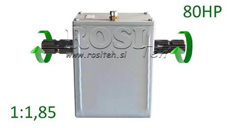 REDUCȚIE TRACTOR - 1:1.85 (80CP-60kW) BĂRBAT-BĂRBAT