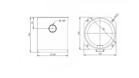 REZERVOR METALIC ROLL PP 1 LITRU-dimensiuni