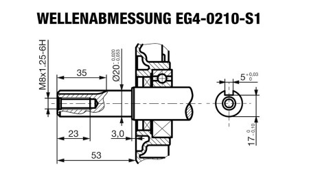 бензинов двигател EG4-200cc-5.10kW-3,600 RPM-H-KW20x53-ръчно стартиране