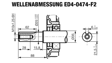 дизелов двигател 474cc-8.0kW-3,600 RPM-E-KW25x88-електрически старт