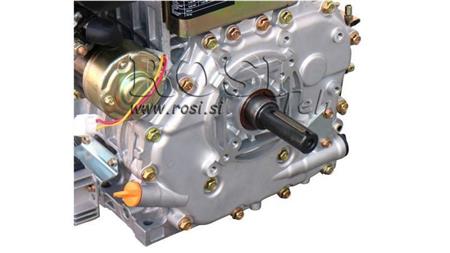дизелов двигател 474cc-8.0kW-3,600 RPM-E-KW25x88-електрически старт