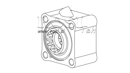 POMPĂ HIDRAULICĂ - ZF1 ALUMINIU