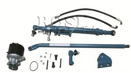 AUXILIÄR HYDRAULISK STYRNING SET FORD 5000 MED ORIGINALPUMP