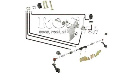 HYDRAULICKÉ ŘÍZENÍ HYDROSTATICKÉ SADA URSUS C360 (ČERPADLO NA PTO) - PŘEDNÍ CYLINDR