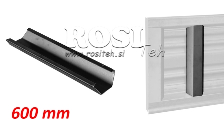 RAIL DE LATERAL PENTRU PANOURI LATERALE ALE REMORCII - 600 MM
