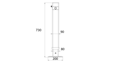HYDRAULICKÝ NOHOU DVOJČINNÝ 450mm - 2.000kg