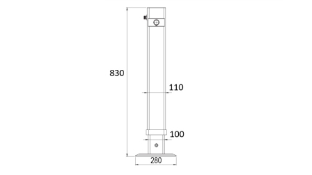 PICIOR HIDRAULIC BIDIRECȚIONAL 540mm - 3.900kg
