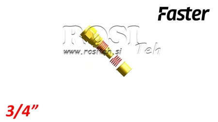 CUPLĂ RAPIDĂ FEMEIE PENTRU MULTI-FASTER 3/4 PARTE FIXĂ