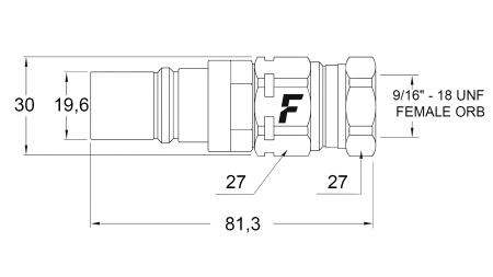 CUPLĂ RAPIDĂ BĂRBAT PENTRU MULTI-FASTER 3/8 PARTE MOBILĂ