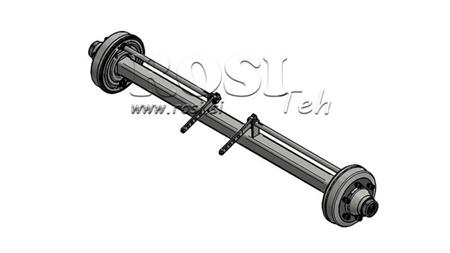 AXA PENTRU REMORCA 7200 kg CU FRÂNE (1800 mm)