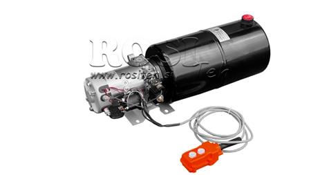 МИНИ ХИДРАВЛИЧЕН АГРЕГАТ 24V DC - 2.2kW = 2.1cc - 12 литра