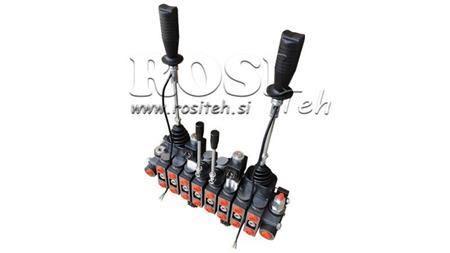 ХИДРАВЛИЧЕН ВЕНТИЛ HIAB 8xPC70 2x ДЖОЙСТИК - ЕЛЕКТРИЧЕСКО УПРАВЛЕНИЕ 12V