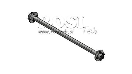 NÁPRAVA PRO PŘÍVĚS 950KG BEZ BRZDY (1000 MM)