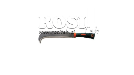 MACHETE 25 cm, PVC-KAHVA