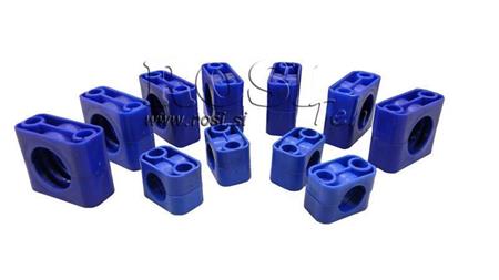 HÅLLARE FÖR HYDRAULSLANG eco förpackning (utan skruvar) 10 KPL - FI 12mm