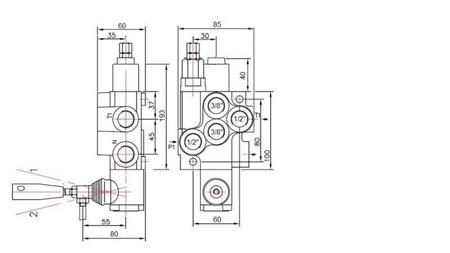 HYDRAULISK VENTIL 1xP40 ENRIKTAD B1