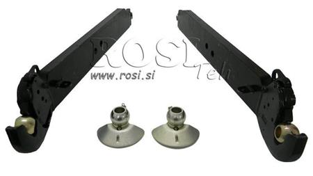 BRAȚE DE RIDICARE TRACTOR CU HIDRAULICĂ ÎN TREI PUNCTE CBM 120x35 mm - 950mm PÂNĂ LA 140CP