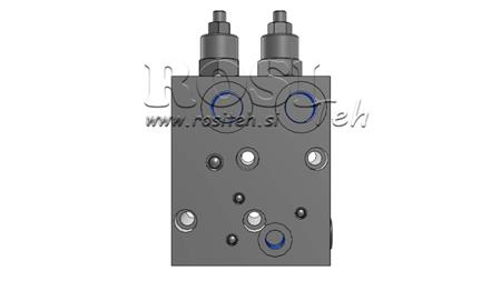 VANĂ PENTRU FRÂNA HIDRAULICĂ A MOTORULUI HIDRAULIC KPBR-250/1/D