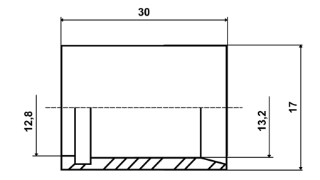 КЛИПС ЗА PTFE ХОС SAE100 DN8 (5/16)