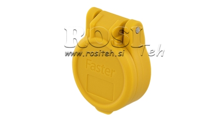 GELE BESCHERMENDE DEKSEL PVC VROUWELIJKE SNELKOPPELING PUSH PULL