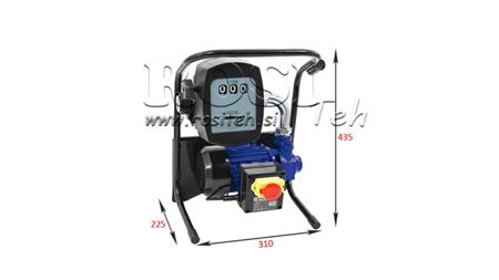 POMPĂ DE MOTORINĂ 600W 40 l/min CU CONTOR ȘI PISTOL DE DISTRIBUȚIE