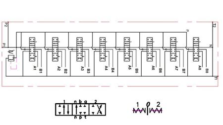 VALVĂ HIDRAULICĂ 8xPC70 2X JOYSTICK