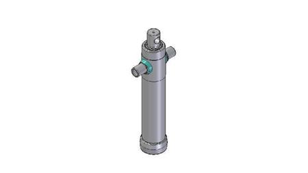 2023F -CILINDRU TELESCOPIC STANDARD/GAURĂ 2 ETAPE CĂLĂTORIE 695 DIAMETRU 80