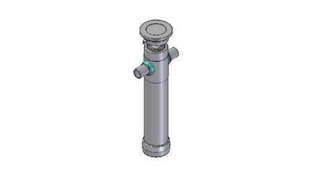 2023S -TELESCOPICKÝ CYLINDR STANDARD/KULIČKA 2 STUPNĚ ZDVIH 695 PRŮMĚR 80