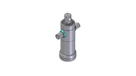 2033F -TELESCOPICKÝ CYLINDR STANDARD/OTVOR 3 STUPNĚ ZDVIH 683 PRŮMĚR 95