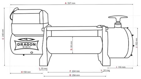 24 V ELEKTRICKÝ VYHÝBAČ DWT 14000 HD - 6350 kg